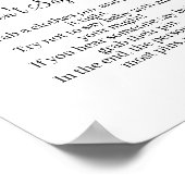 Poster Ne dites pas le jeu de bébé olivier branche sauge (Coin)