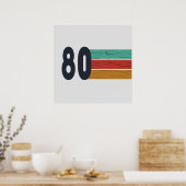 Poster né en 1980 classique (Cuisine)