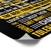 Poster Né en juin Faits (Coin)