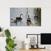 Poster Ne fais rien. (Bureau à domicile)