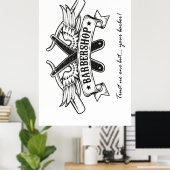 Poster Ne faites confiance à personne sauf à l'affiche (Bureau à domicile)