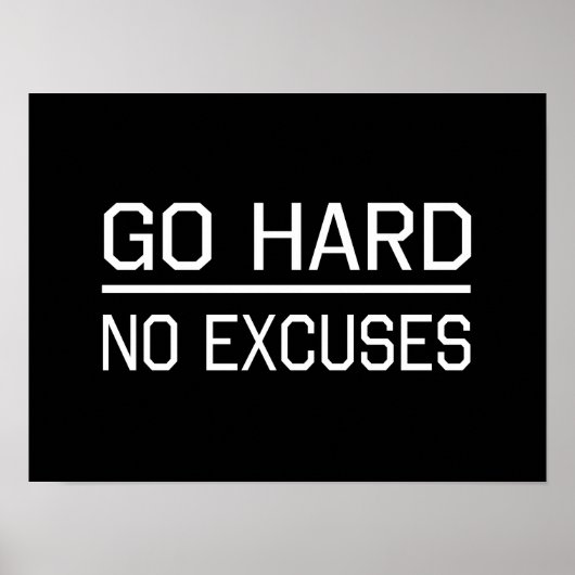 Poster Ne faites pas d'excuses (Devant)