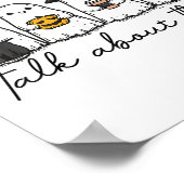 Poster Ne fantôme pas vos sentiments Sensibilisation à la (Coin)