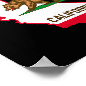 Poster Ne Garde Pas L'Ours Conception République De Calif (Coin)