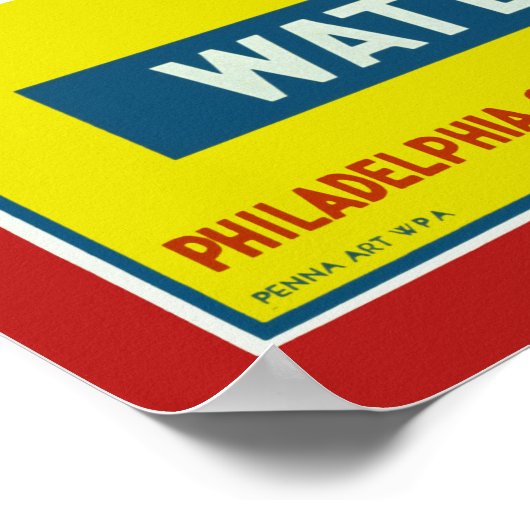 Poster Ne gaspillez pas l'eau (Coin)