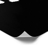 Poster Ne jamais abandonner - Dumbbell - entraînement Gym (Coin)