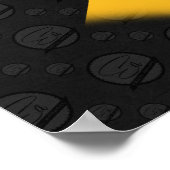 Poster Ne jamais abandonner l'affiche (Coin)