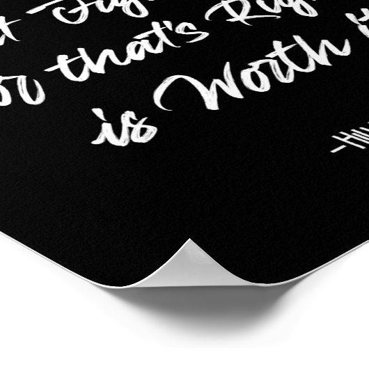 Poster Ne jamais cesser de croire (Coin)