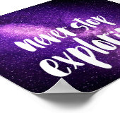 Poster Ne jamais cesser d'explorer (Coin)