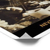 Poster Ne jamais donner un germe une pause — 2ÈME GUERRE (Coin)