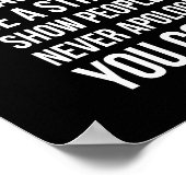 Poster Ne jamais être ordinaire - Motivation de la condit (Coin)