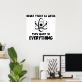 Poster Ne jamais faire confiance à un Atom (Bureau à domicile)