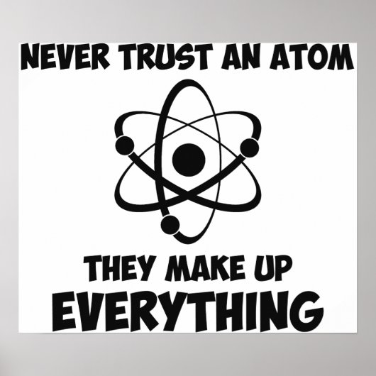 Poster Ne jamais faire confiance à un Atom (Devant)