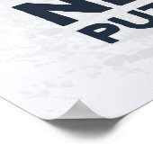 Poster Ne jamais mettre en mer - Imprimer (Coin)