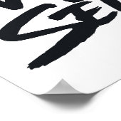 Poster Ne jamais régler (Coin)