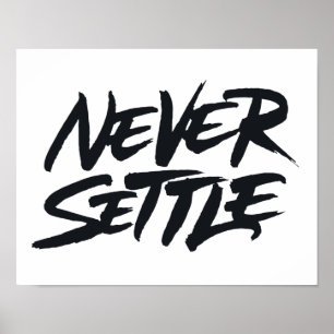 Poster Ne jamais régler