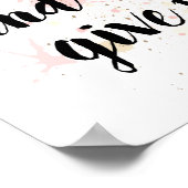 Poster Ne jamais renoncer à la motivation (Coin)