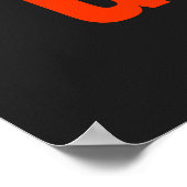 Poster Ne jamais renoncer à l'impression réussie (Coin)