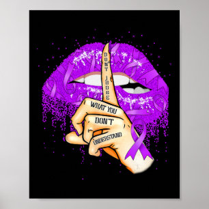 Poster Ne jugez pas ce que vous ne comprenez pas la surdo