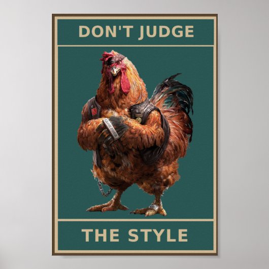 Poster Ne jugez pas le style (Devant)