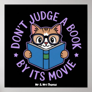 Poster Ne jugez pas un livre d'après son film, le livre e
