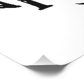 Poster Ne laisser aucune trace randonnée propre trace (Coin)