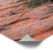 Poster Ne laisser que les empreintes - Citation du chef S (Coin)