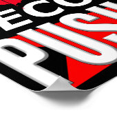 Poster Ne laissez jamais cesser de fumer devenir une affi (Coin)