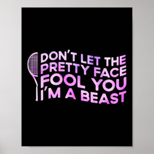 Poster Ne Laissez Pas Le Joli Visage Vous Irez Un Sport B