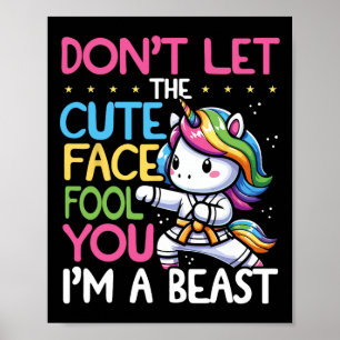 Poster Ne laissez pas le mignon visage vous tromper Unico