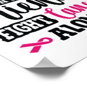 Poster Ne laissez pas les amis combattre seul le cancer d (Coin)