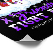Poster Ne laissez pas les amis combattre seuls Fibromyalg (Coin)