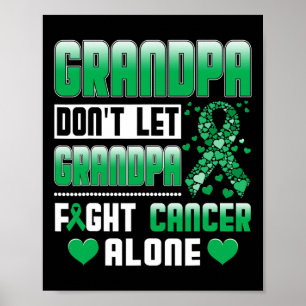 Poster Ne laissez pas papy combattre seul le cancer des v