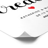 Poster Ne laissez pas sans traitement Mariage Faveur sign (Coin)