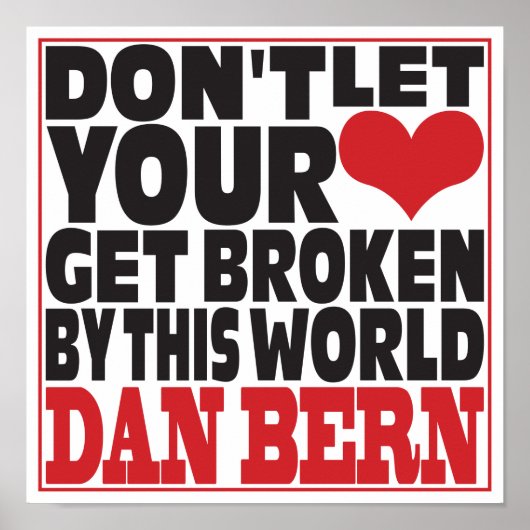 Poster Ne laissez pas votre coeur...Poster (Devant)