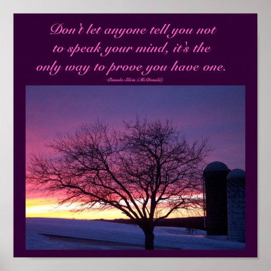 Poster Ne laissez personne vous dire...Poster de devis (Devant)