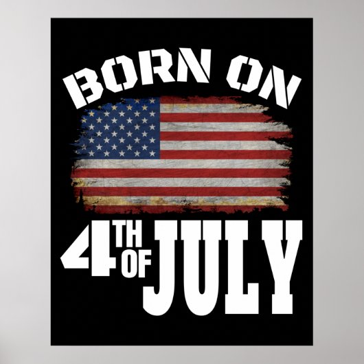 POSTER NÉ LE 4 JUILLET (Devant)