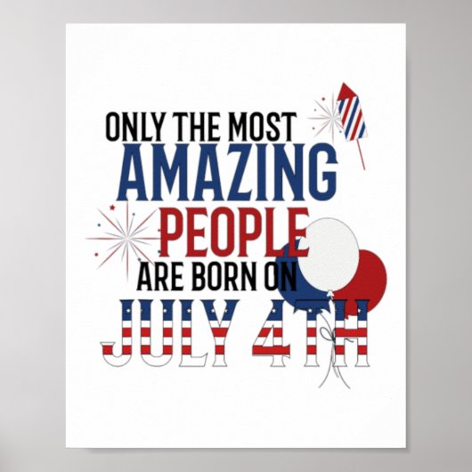 Poster Né le 4 juillet Fête de l'Indépendance (Devant)