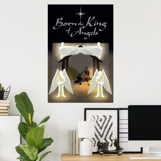 Poster Né le Roi des Anges (Bureau à domicile)