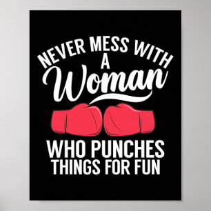 Poster Ne Manquez Jamais Avec Une Femme Qui Punit Les Cho