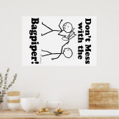 Poster Ne manquez pas avec le Bagpiper (Cuisine)
