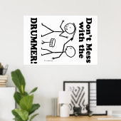 Poster Ne manquez pas avec le batteur (Bureau à domicile)