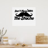 Poster Ne manquez pas la stache (Cuisine)