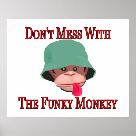 Poster Ne manquez pas le singe fou (Devant)