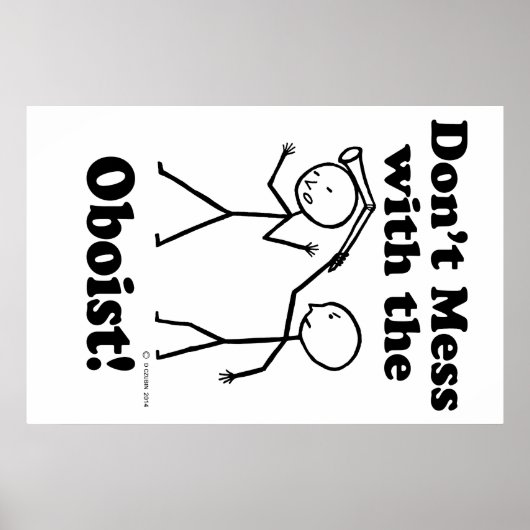 Poster Ne manquez pas l'Oboist (Devant)