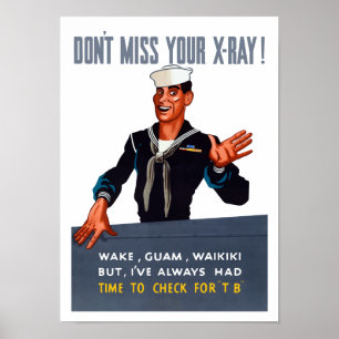 Poster Ne manquez pas votre radiographie -- WW2