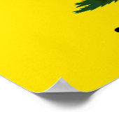 Poster Ne marche pas sur moi drapeau parodique (Coin)