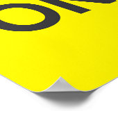 Poster Ne Marchez Pas Sur Le Panneau Convoyeurs (Coin)