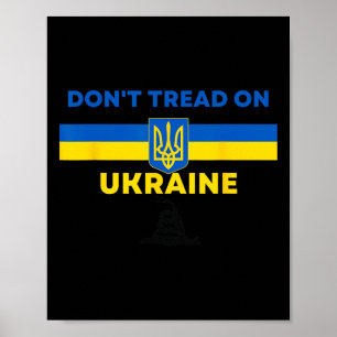 Poster Ne marchez pas sur l'Ukraine ! Partisans de l'Ukra