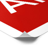 Poster Ne Me Dites Pas De Garder L'Affiche De Calme (Coin)